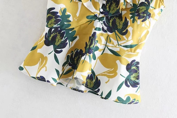 Maieu elegant pentru femei, cu imprimeu floral