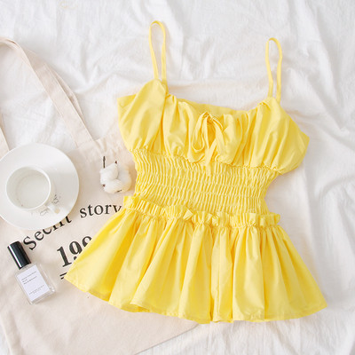 Maiou de dama model nou cu bretele subtiri in mai multe culori