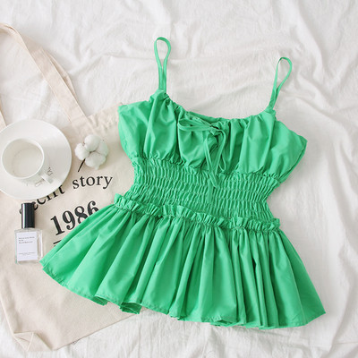 Maiou de dama model nou cu bretele subtiri in mai multe culori