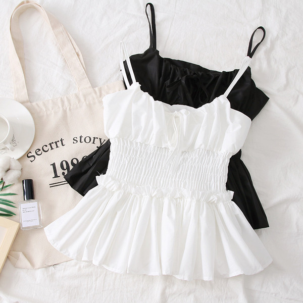 Maiou de dama model nou cu bretele subtiri in mai multe culori