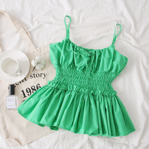 Maiou de dama model nou cu bretele subtiri in mai multe culori