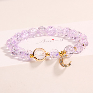 Дамска модерна гривна в няколко цвята с камъни