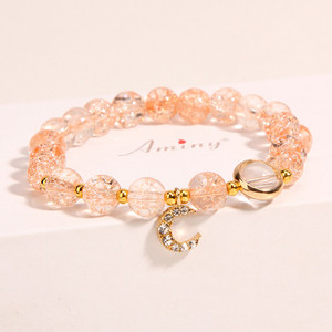 Дамска модерна гривна в няколко цвята с камъни