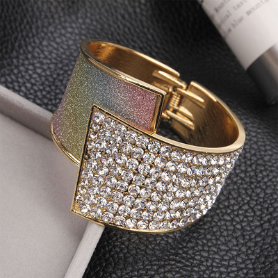 Brățară elegantă de damă în patru culori cu pietre