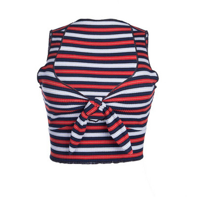 Maieu scurt pentru femei din catifea, cu decolteu adânc și panglică