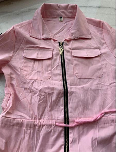 Modern női overall több színben cipzárral