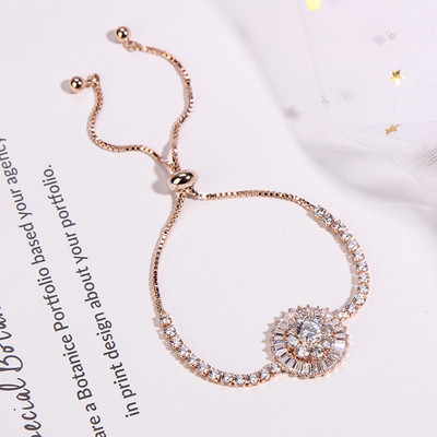 Brățară elegantă de damă din aur și argint