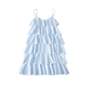 Rochie de dama decupata pe bretele subtiri in mai multe culori