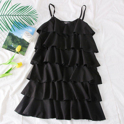 Rochie de dama decupata pe bretele subtiri in mai multe culori