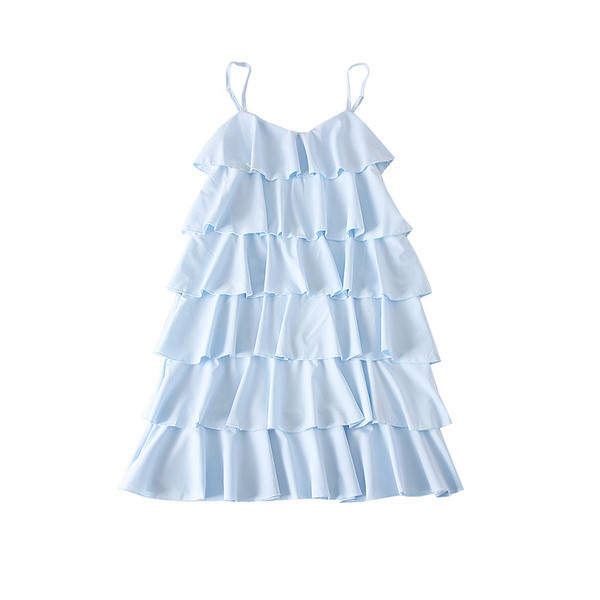 Rochie de dama decupata pe bretele subtiri in mai multe culori