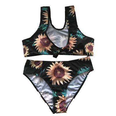 Γυναικείο μαγιό με floral μοτίβα και μέγεθος μέχρι 4XL