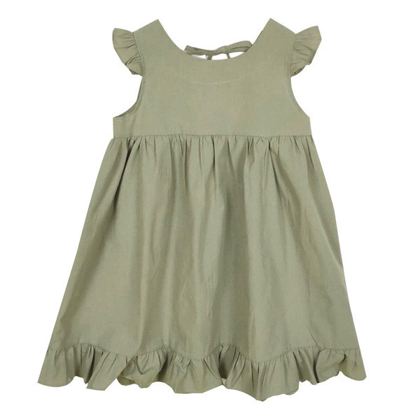 Alkalmi gyerekruha lányoknak zöld színben