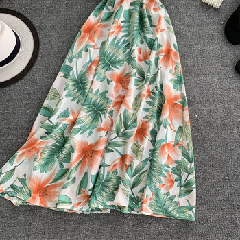 Stílusos női ruha hosszú modell elasztikus derékkal, több színben