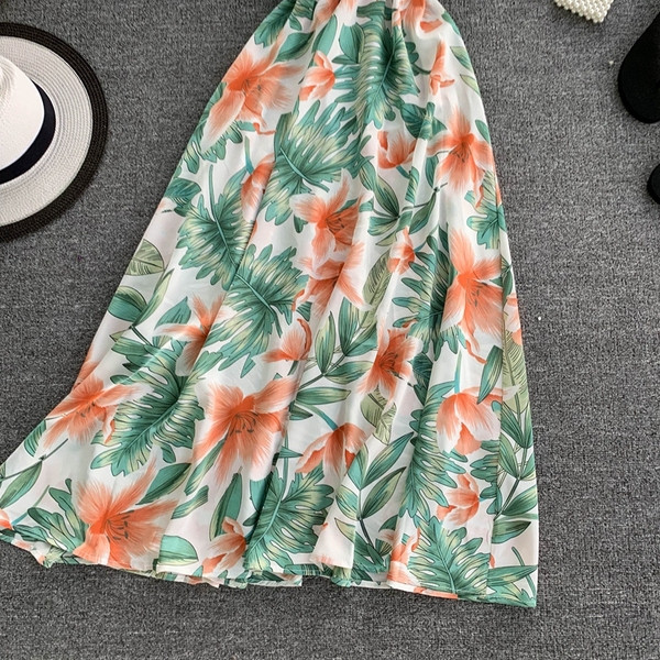 Stílusos női ruha hosszú modell elasztikus derékkal, több színben