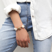 Bratara de dama actuala cu midii in doua culori