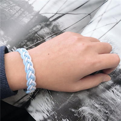 Férfi fonott karkötő három színben