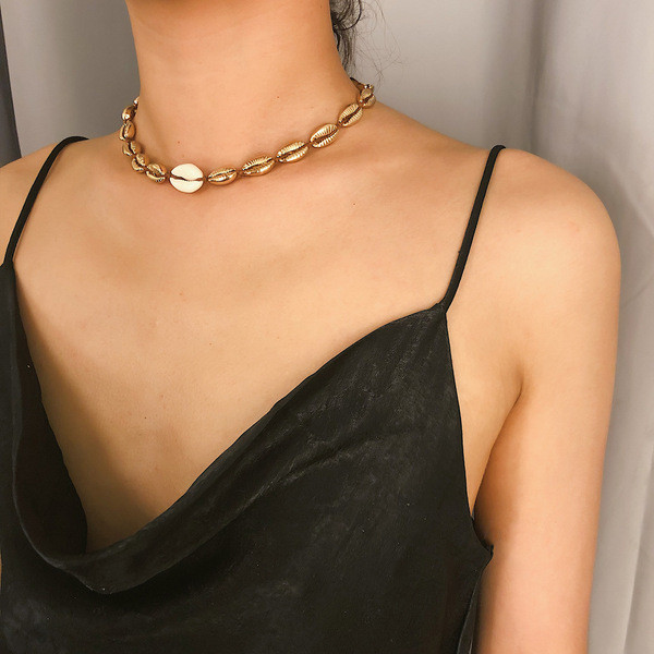 Colier de vara de dama din aur si argint - doua modele