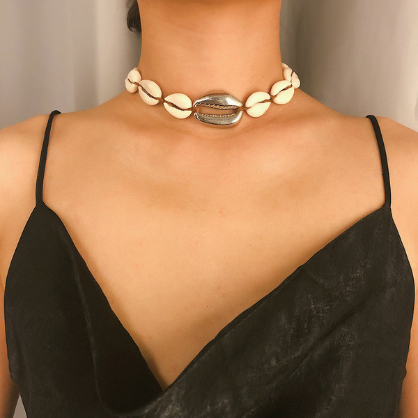 Colier de vara de dama din aur si argint - doua modele