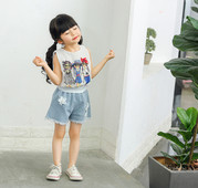 Set de zi cu zi pentru copii + blugi pentru fete