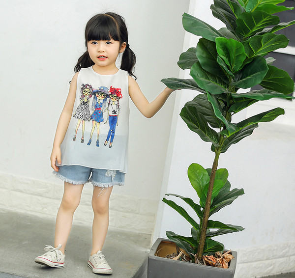 Set de zi cu zi pentru copii + blugi pentru fete