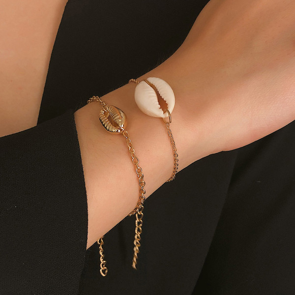 Set doua bratari de dama din aur si argint