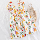 Rochie de vara dama cu aplicatie colorata - model larg