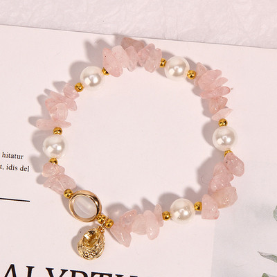 Актуална дамска гривна в няколко цвята с мъниста