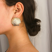 Cercei de dama moderni model nou din aur si argint