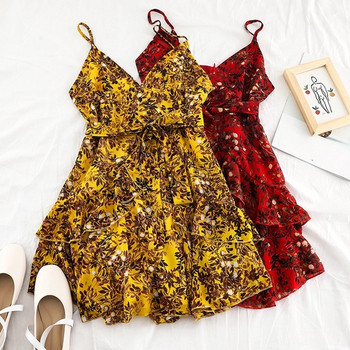 Rochie de vara dama cu bretele subtiri in mai multe culori