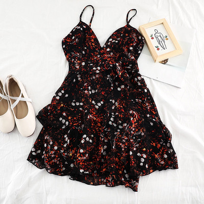 Rochie de vara dama cu bretele subtiri in mai multe culori