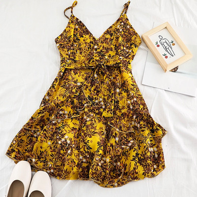 Rochie de vara dama cu bretele subtiri in mai multe culori