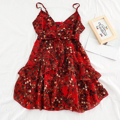 Rochie de vara dama cu bretele subtiri in mai multe culori