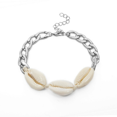 Ежедневна дамска гривна с миди в два цвята