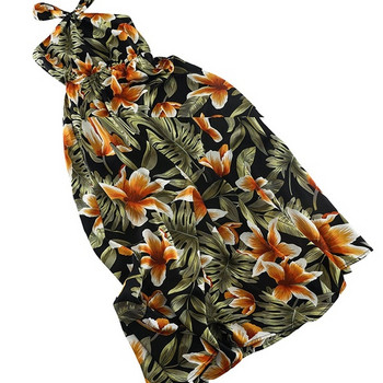 Rochie de dama moderna model lung cu model floral