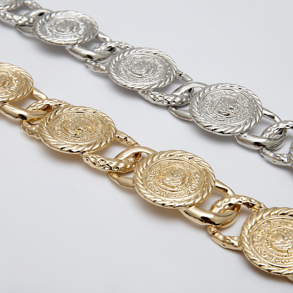 Modern női choker arany és ezüst színben