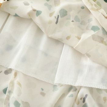 Rochie casual de dama cu aplicatie in doua culori