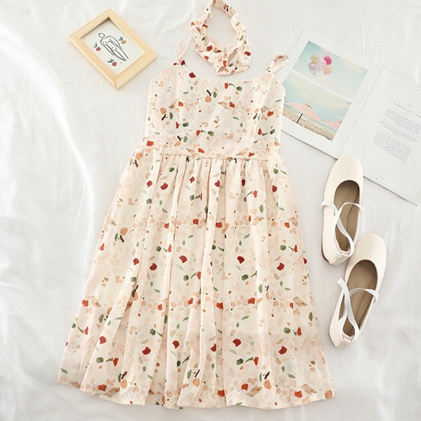 Rochie casual de dama cu aplicatie in doua culori