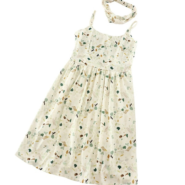 Rochie casual de dama cu aplicatie in doua culori