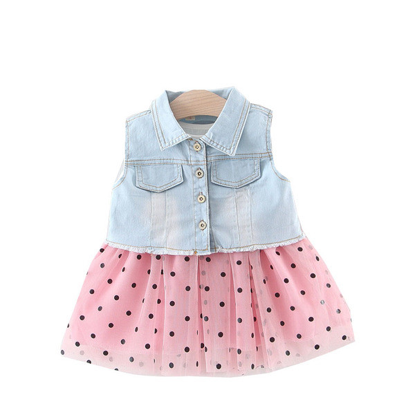 Set bebelus modern pentru fetite in alb si roz