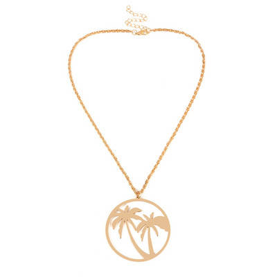 Colier modern de dama cu pandantiv din aur si argint