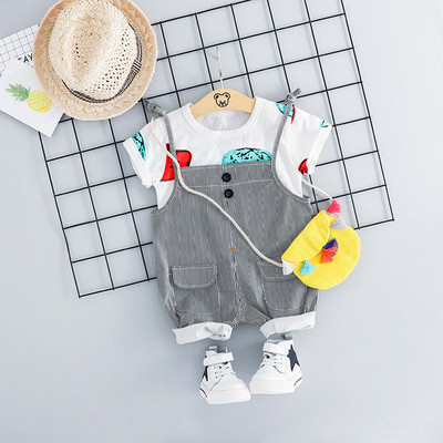 Set bebelus zilnic salopeta + bluza pentru fete si baieti