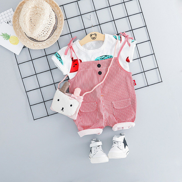 Set bebelus zilnic salopeta + bluza pentru fete si baieti