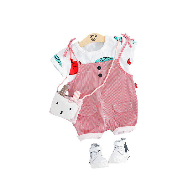 Set bebelus zilnic salopeta + bluza pentru fete si baieti