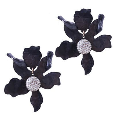 Kövekkel díszített női fülbevaló többféle színben