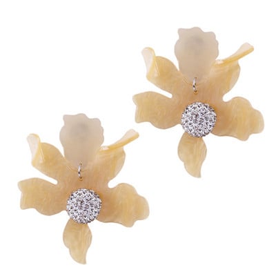 Kövekkel díszített női fülbevaló többféle színben