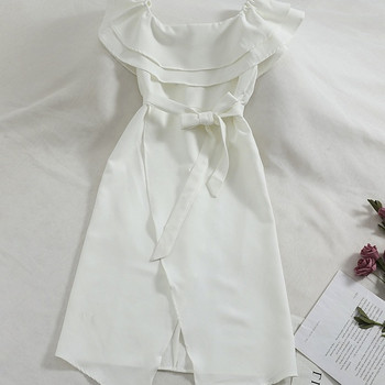 Rochie de dama stilata cu umerii goi in mai multe culori