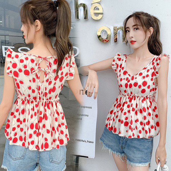 Maieu casual dama cu decolteu in V in mai multe culori