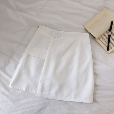 Fusta-pantaloni moderni de dama in negru, alb si gri