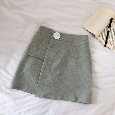 Fusta-pantaloni moderni de dama in negru, alb si gri