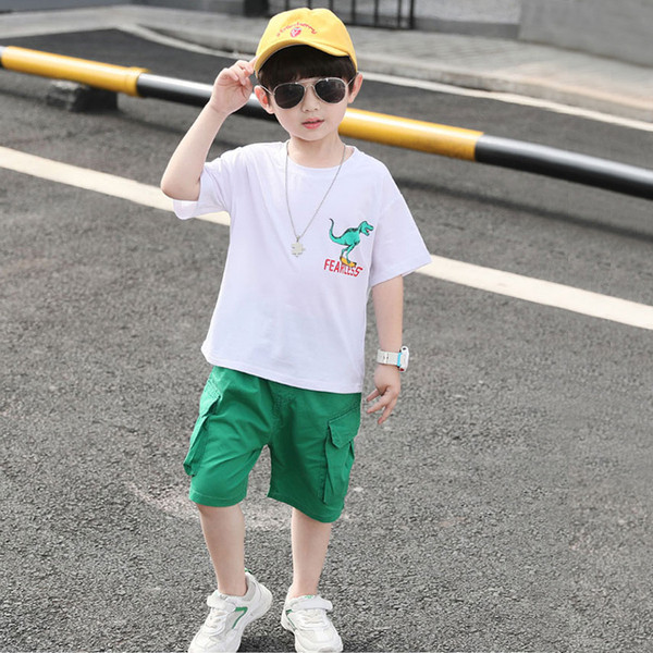 Set copii pentru baieti in doua parti in doua culori cu aplicare